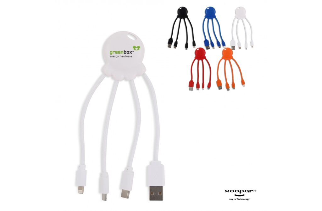2087 | Xoopar Octopus Ocean Bound Charging cable