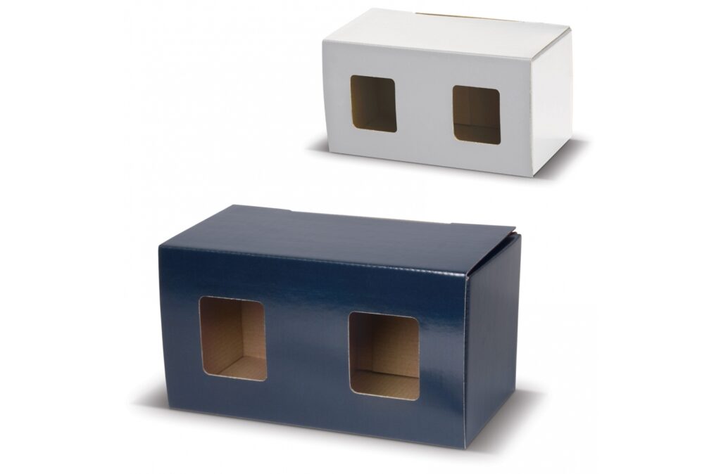 Boîte pour 2 mugs avec fenêtre