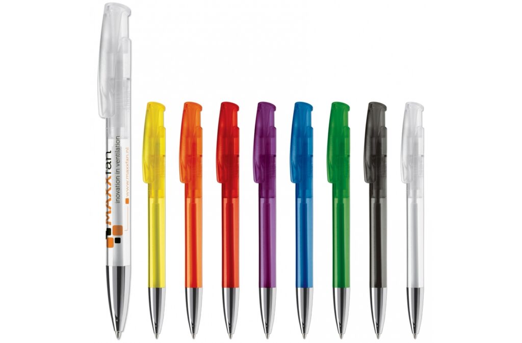Stylo Avalon Transparent Pointe métal
