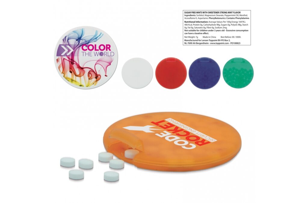 Distributeur de bonbons menthe 62mm