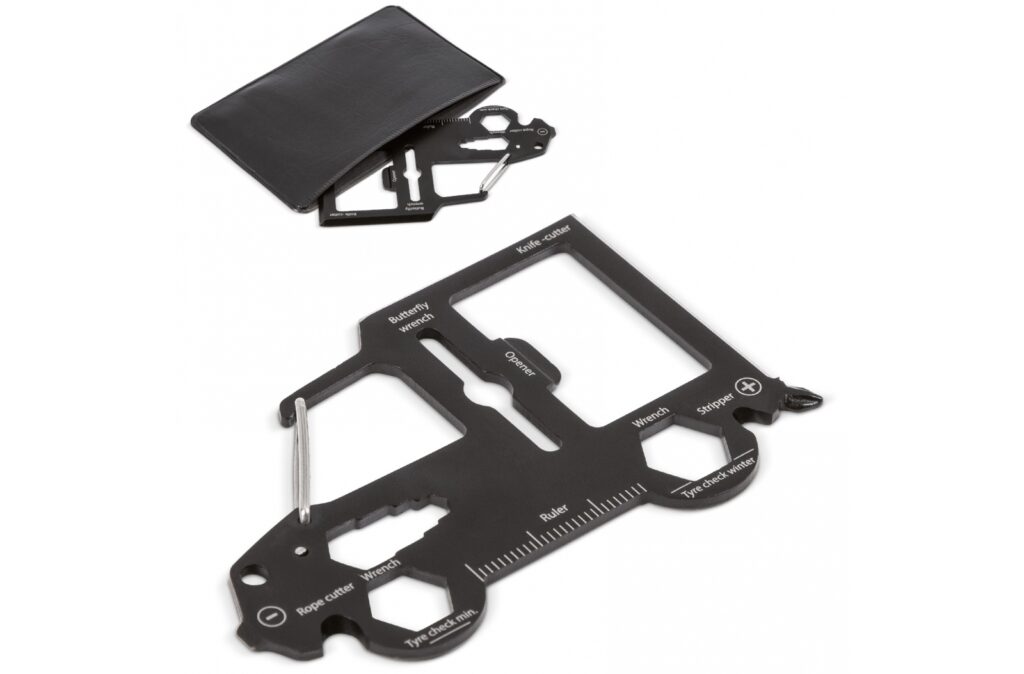 Carte multi-outils dans un boîtier en PU