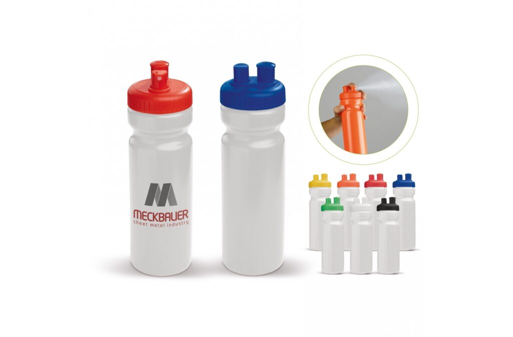 Bidon de sport avec vaporisateur 750ml