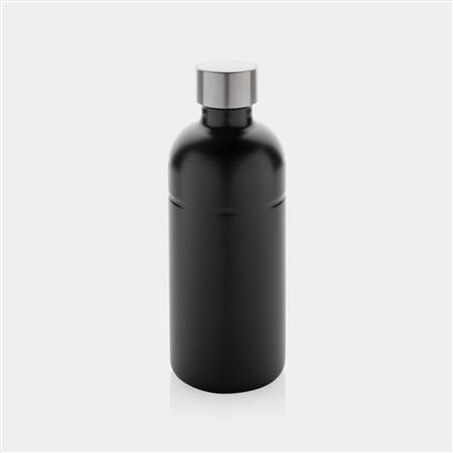Bouteille pour boisson gazeuse en acier recyclé RCS Noir