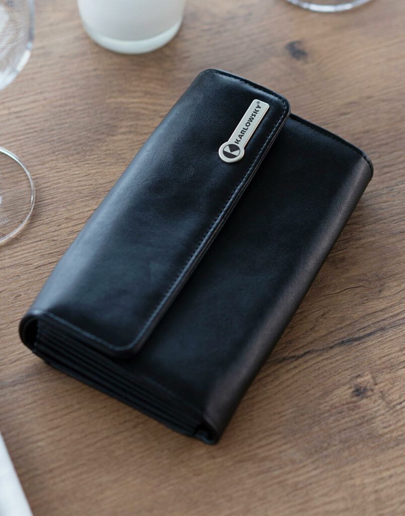 Waiter’s Wallet with Press Stud