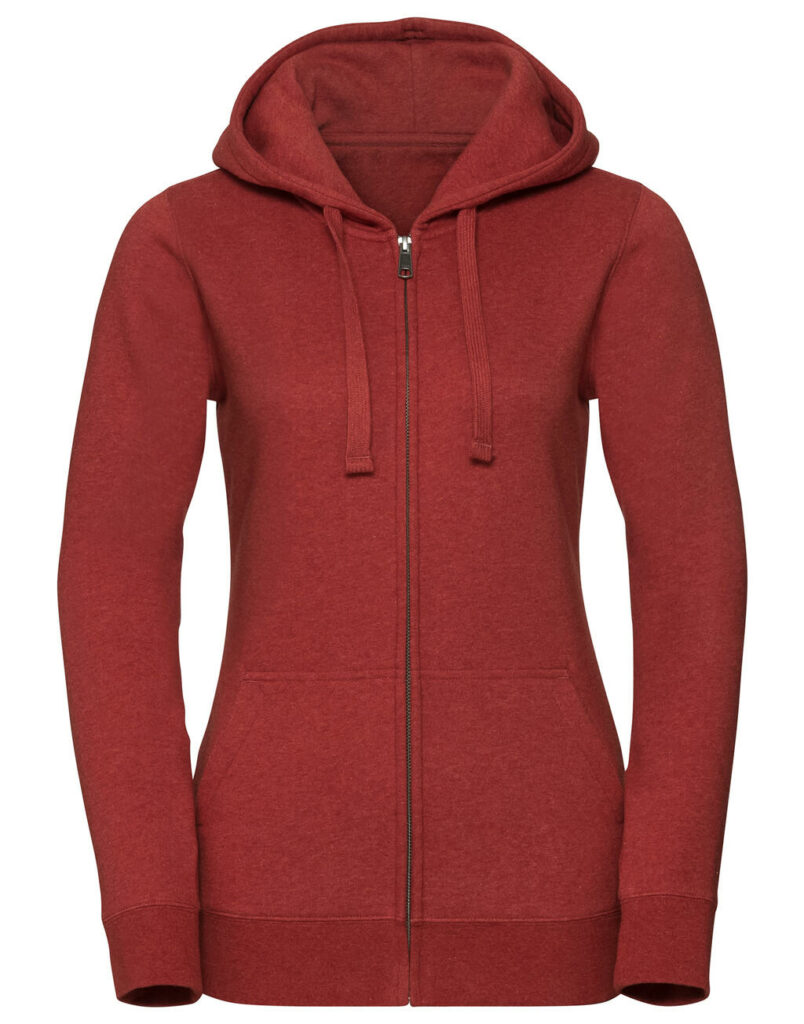 Ladies’ Authentic Melange Zipped Hood Sweat