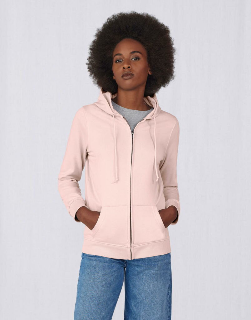 Organic Inspire Zipped Hood /women_°