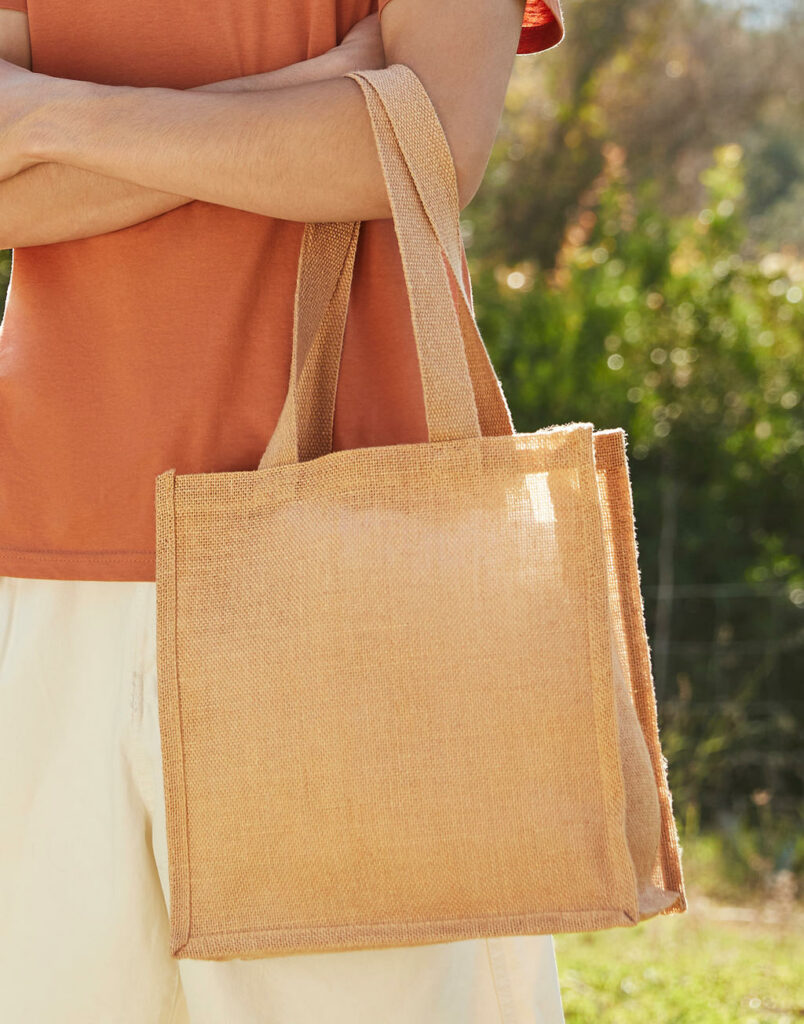 Jute Compact Tote