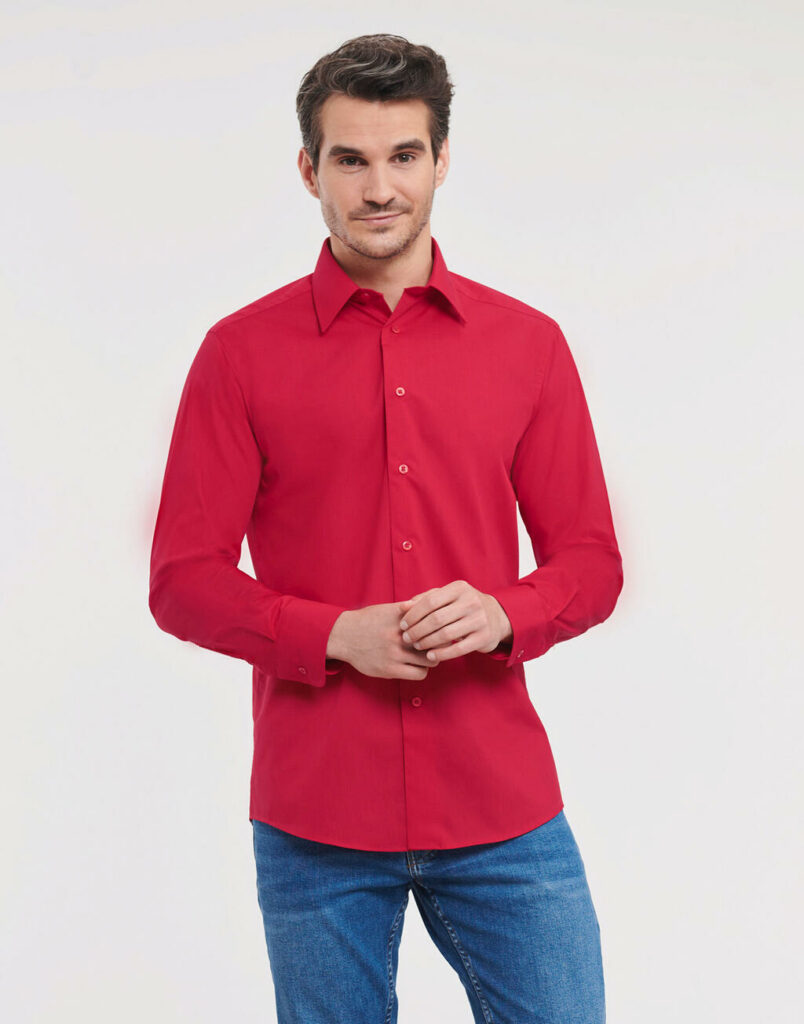 Tailored Poplin Shirt LS