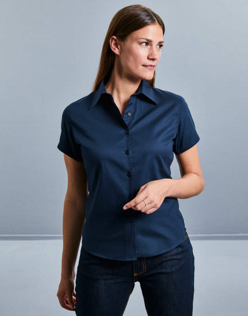 Ladies’ Short Sleeve Classic Twill Shirt