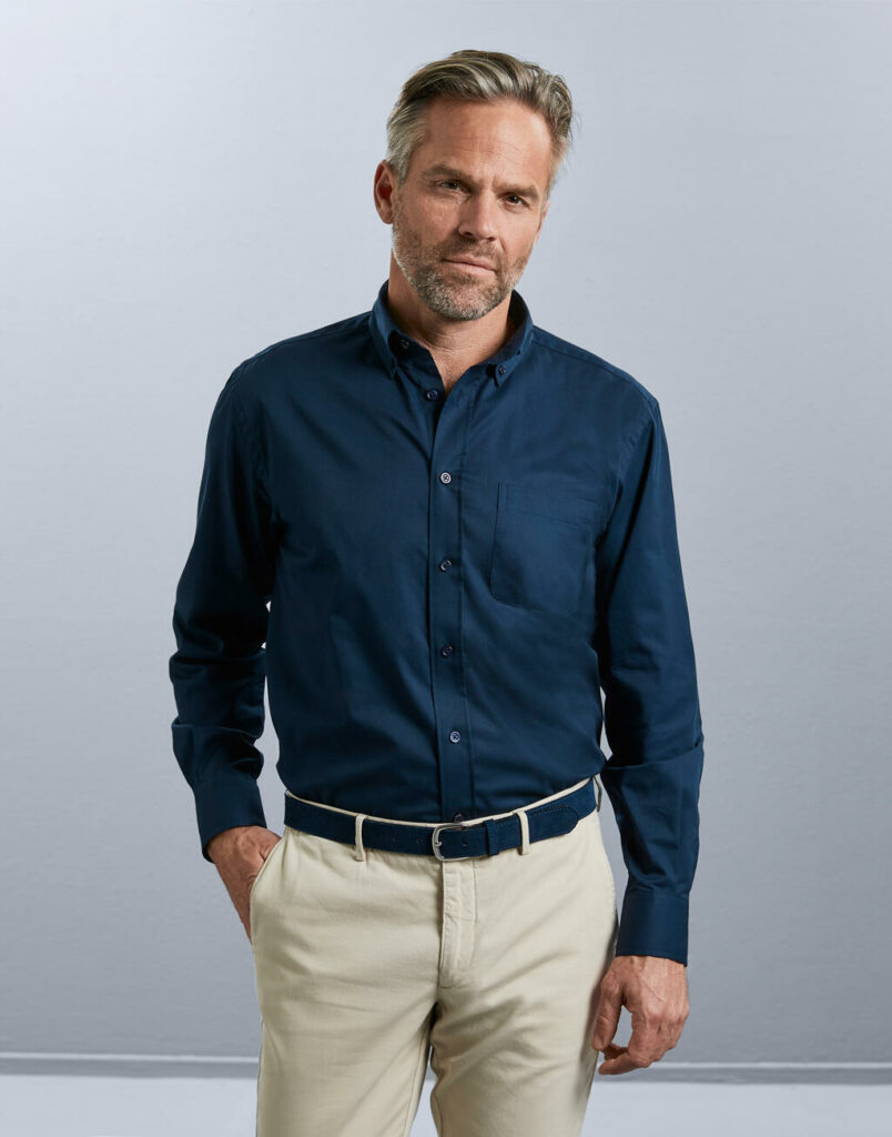 Long Sleeve Classic Twill Shirt