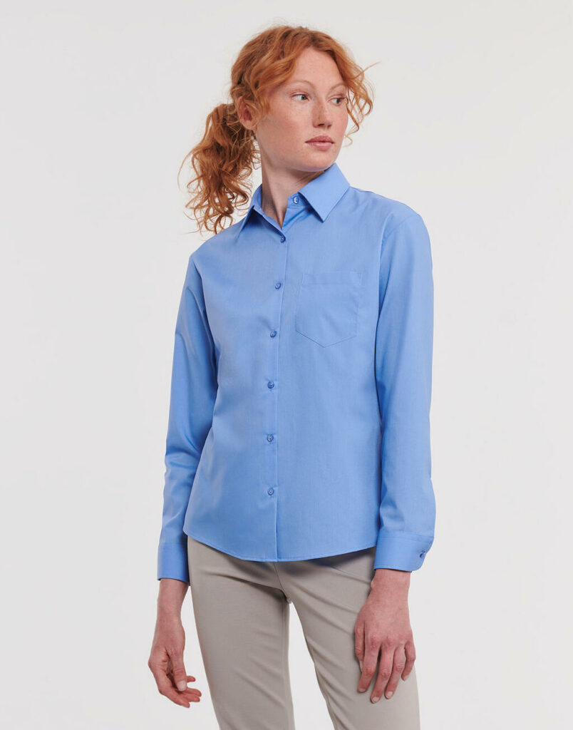 Ladies’ LS Poplin Shirt