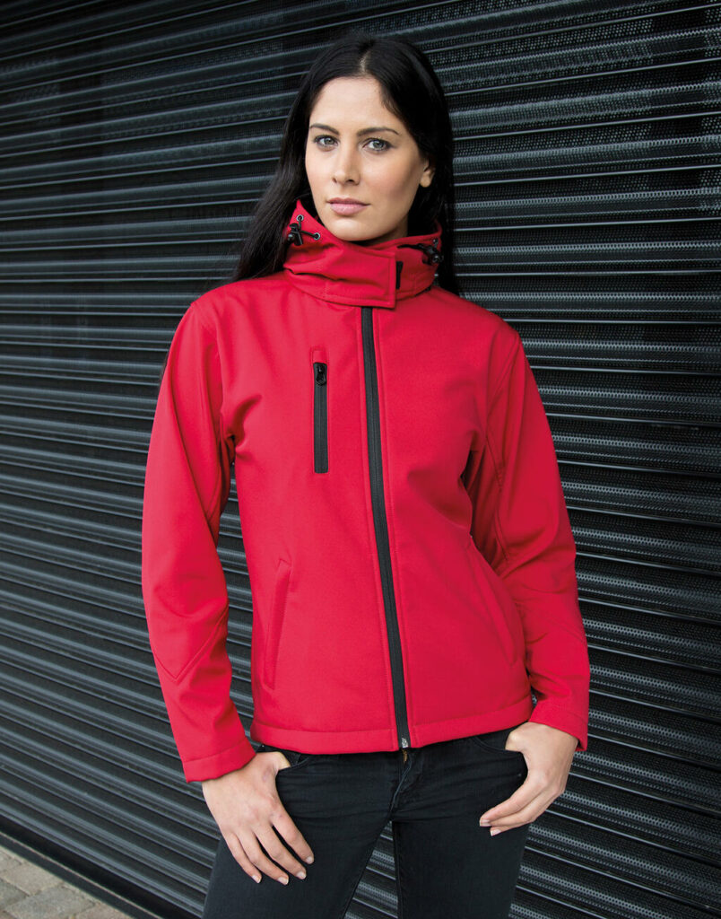 Ladies TX Performance Hooded Softshell Jacket