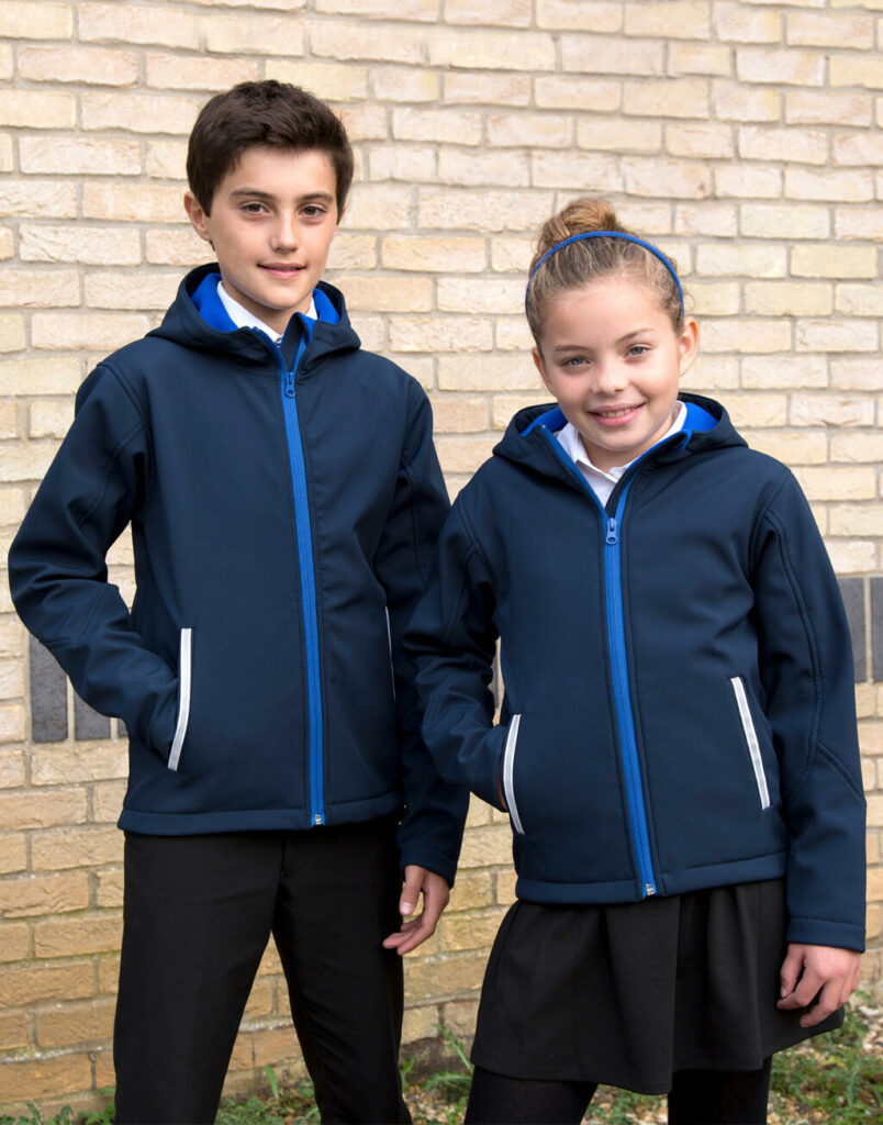 Kids TX Performance Hooded Softshell Jacket