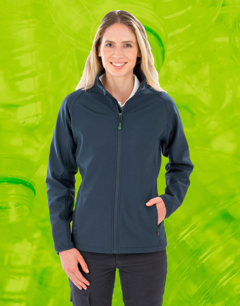 Women’s Recycled 2-Layer Printable Softshell Jkt