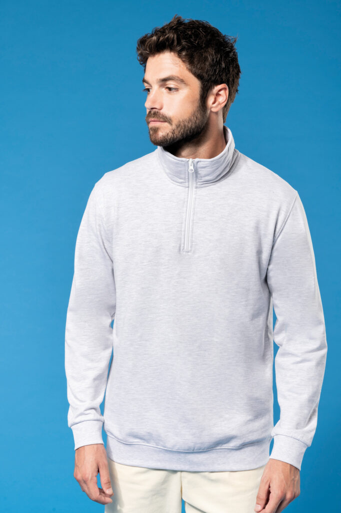 Sweat shirt col zipp homme Maisons Clothes