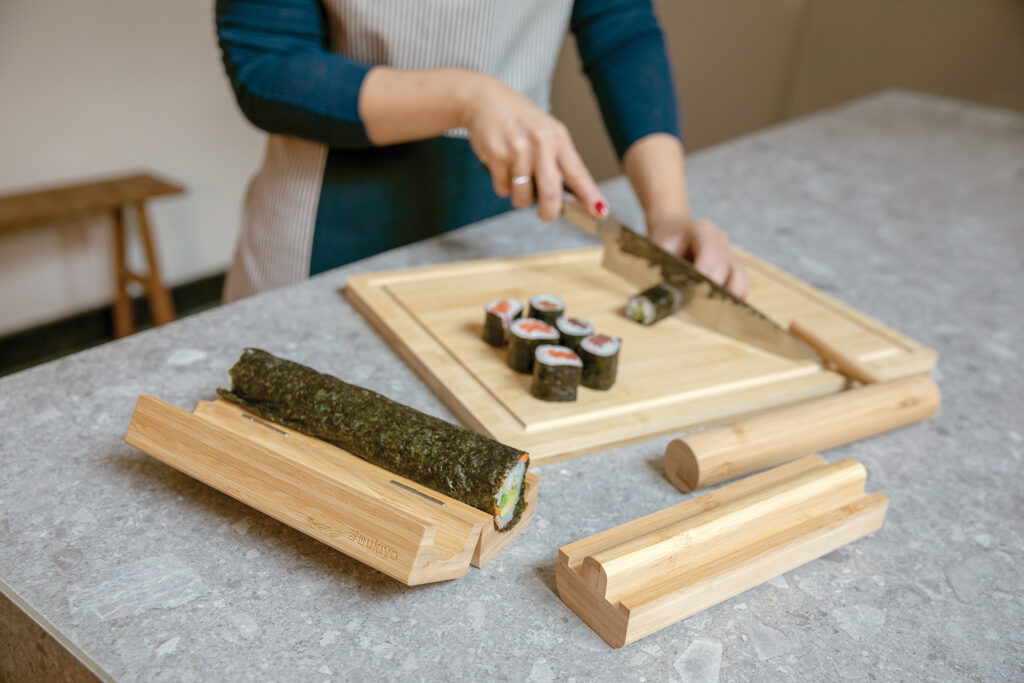 Set de préparation à sushis en bambou Ukiyo
