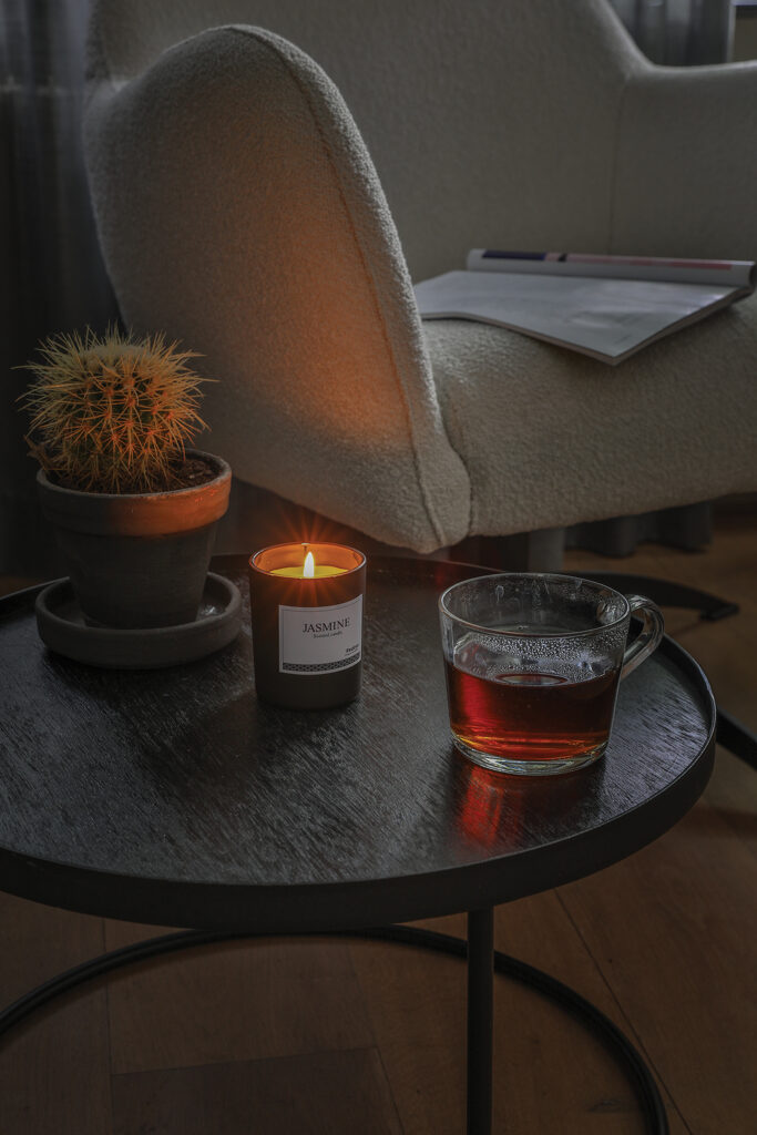 Ukiyo small scented candle in glass