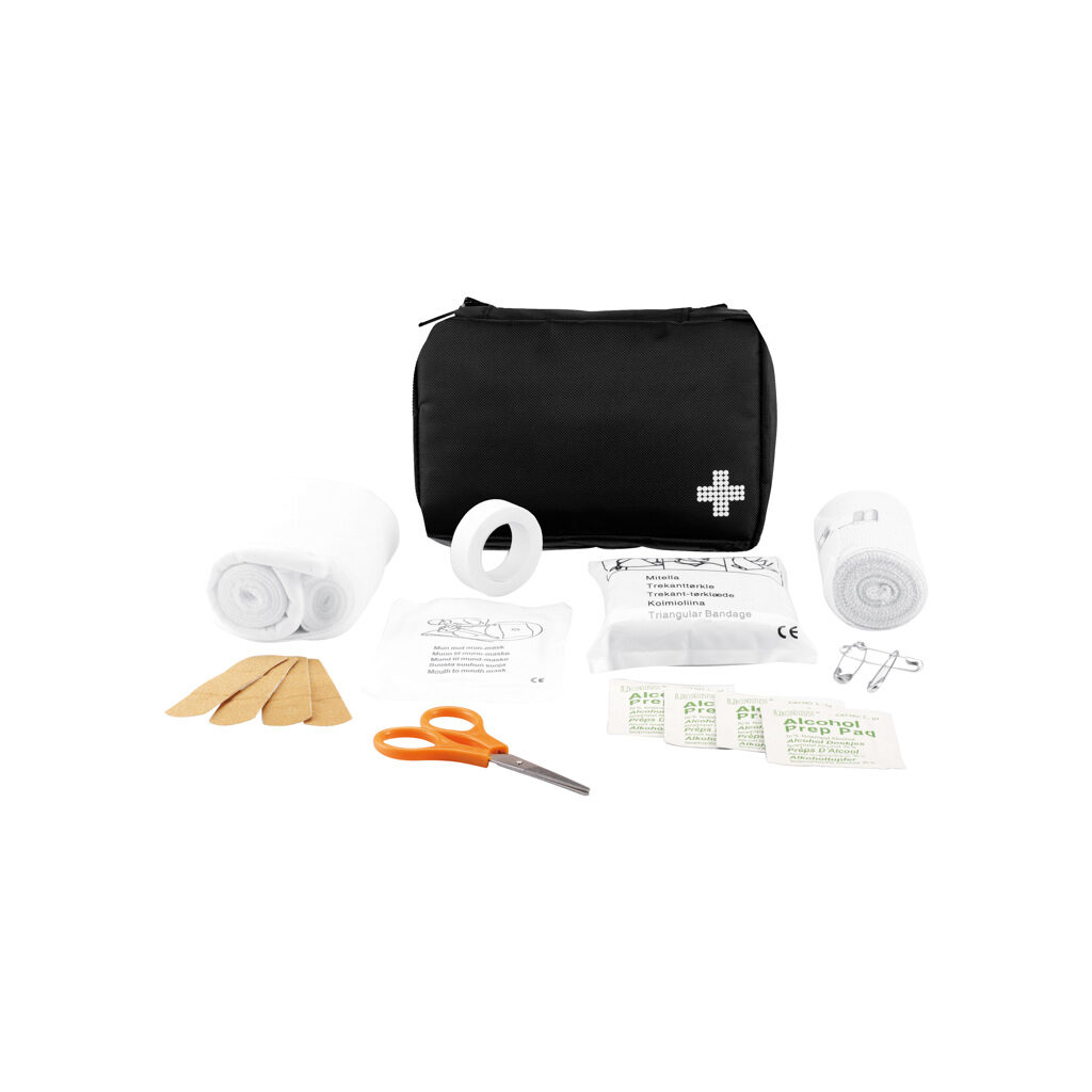 Mail size first aid kit