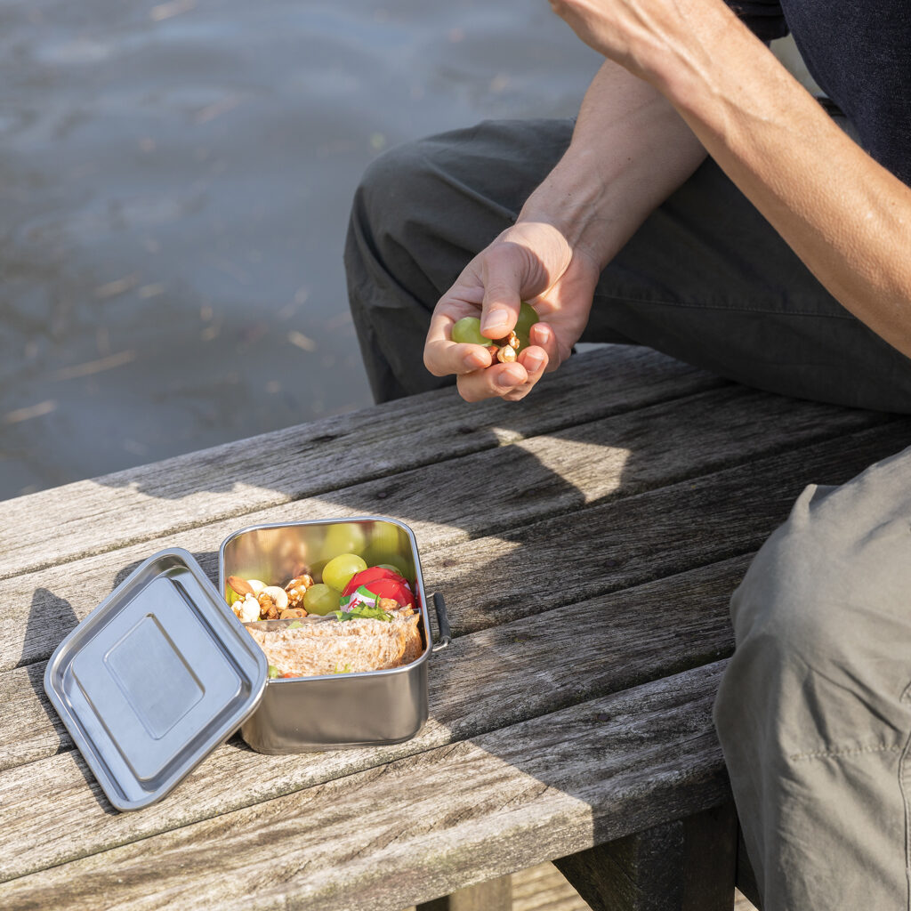 RCS gerecycled roestvrijstalen lekvrije lunchbox