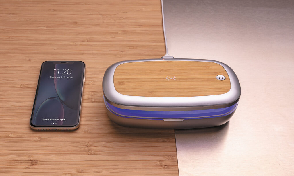 Rena UV-C steriliser box with 5W wireless charger