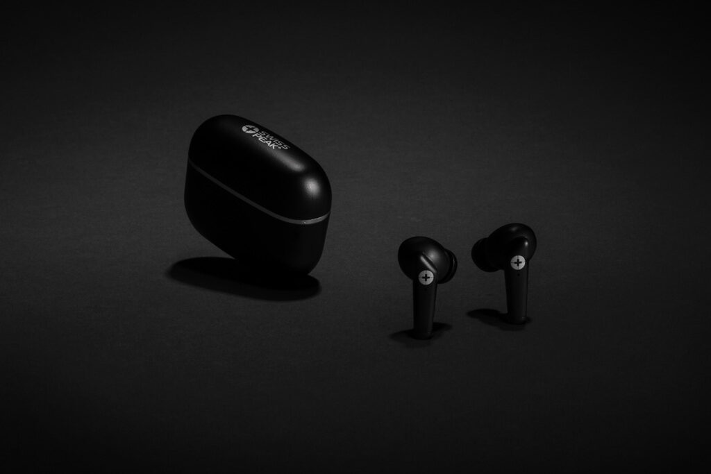 RCS recycled plastic Swiss Peak TWS earbuds 2.0