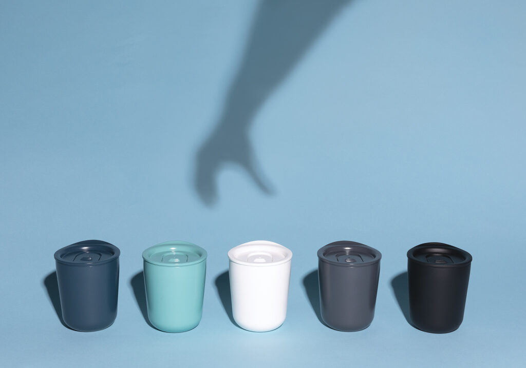 Simplistic antimicrobial coffee tumbler