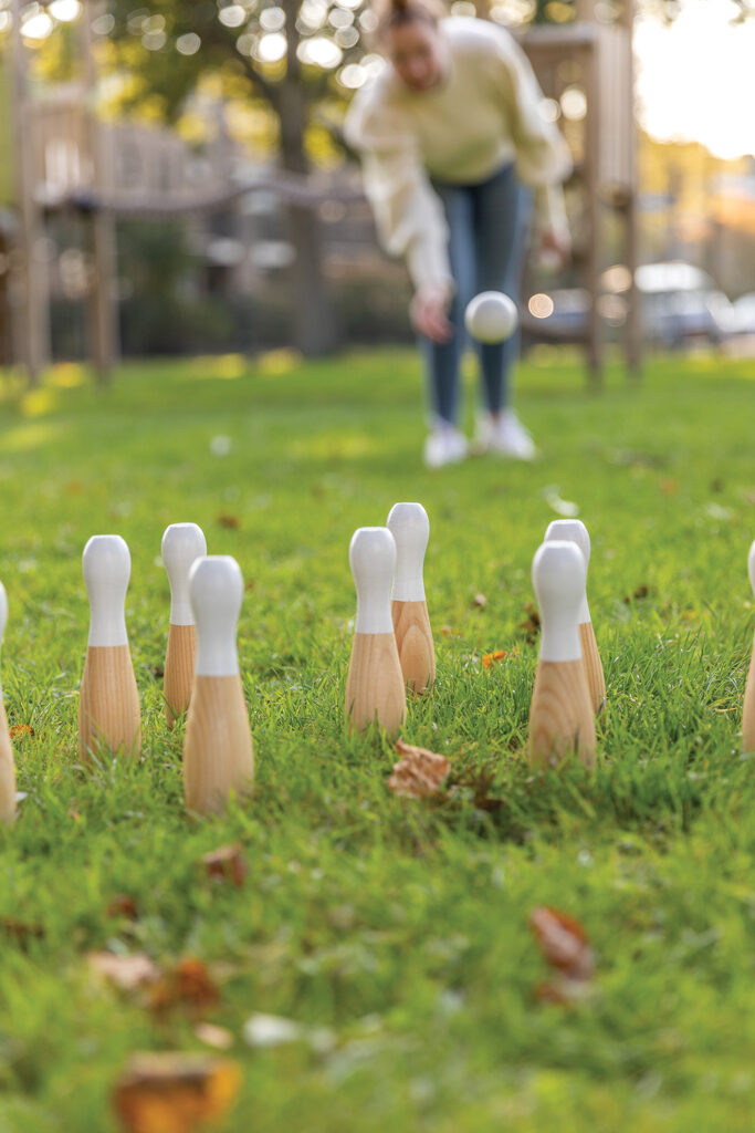 Jeu de quilles en bois