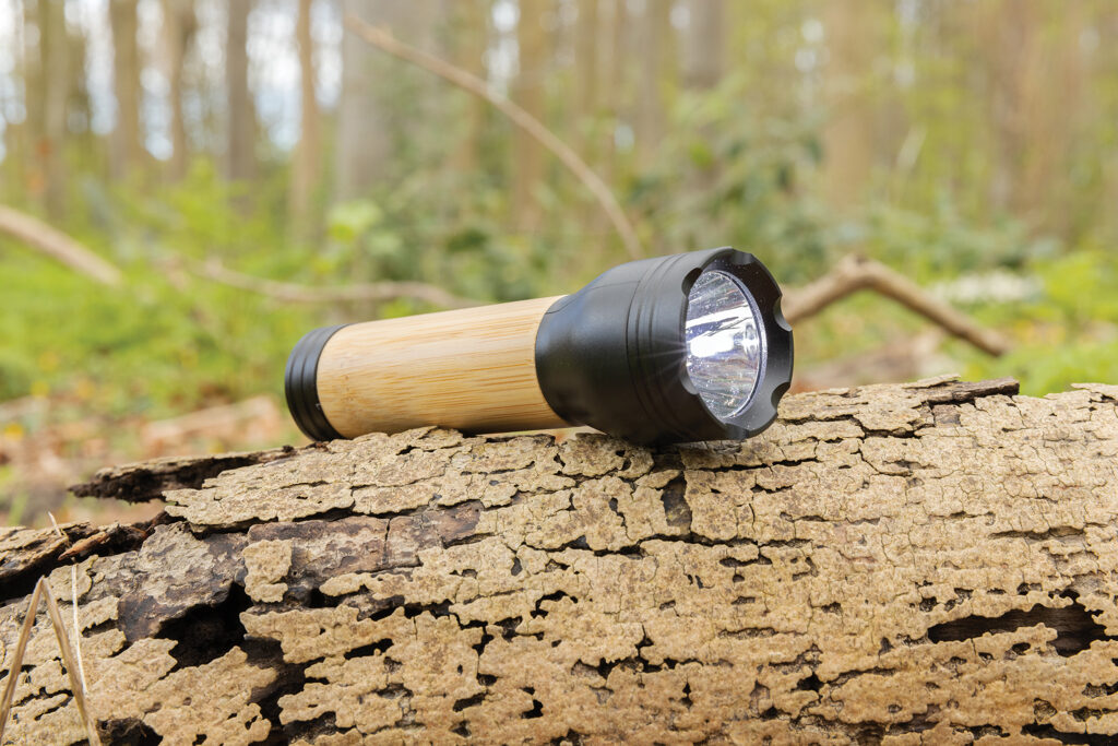 Lucid 1W RCS certified recycled plastic & bamboo torch