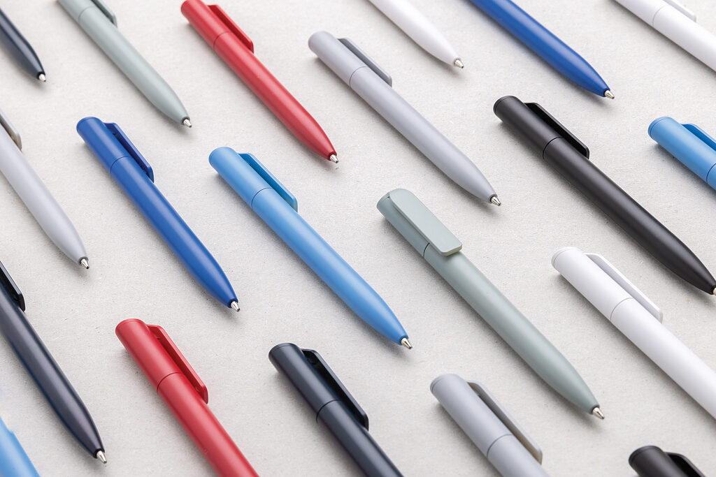Pocketpal GRS certified recycled ABS mini pen