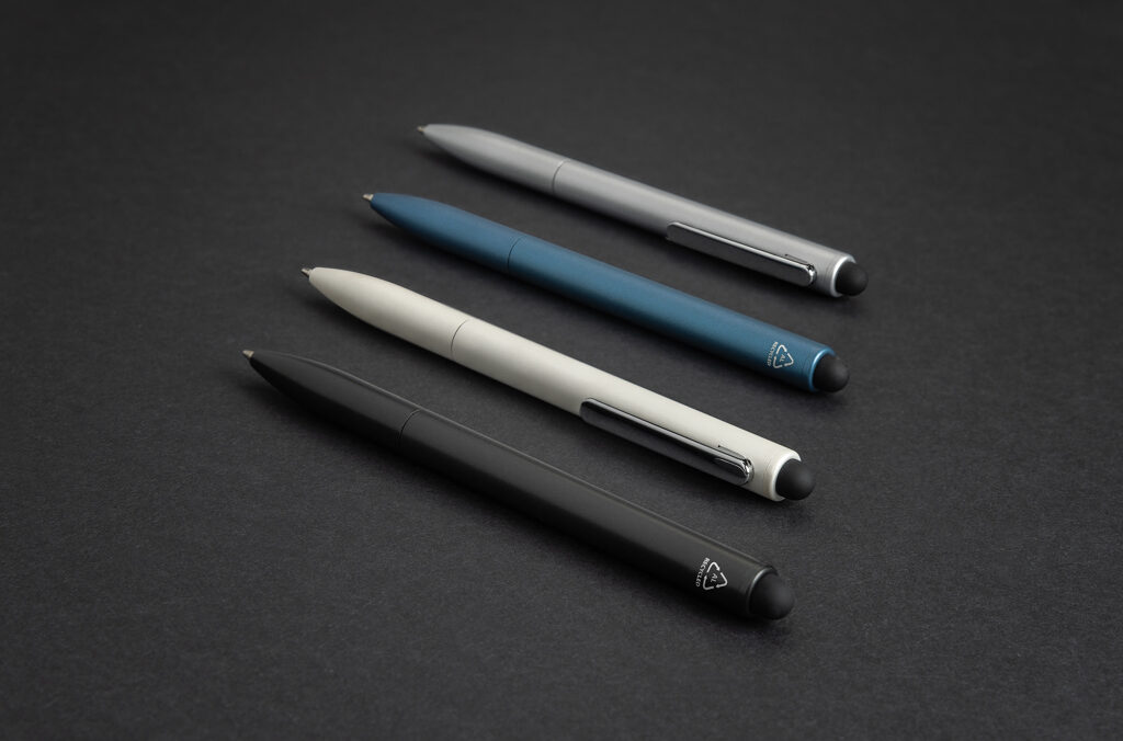 Kymi RCS certified recycled aluminium pen with stylus