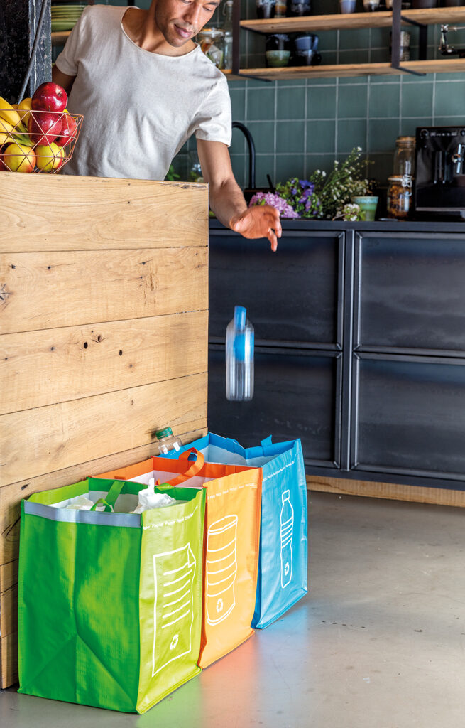 Poubelles à déchets recyclables