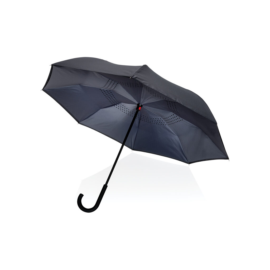 Parapluie réversible 23″ en rPET 190T Impact AWARE™