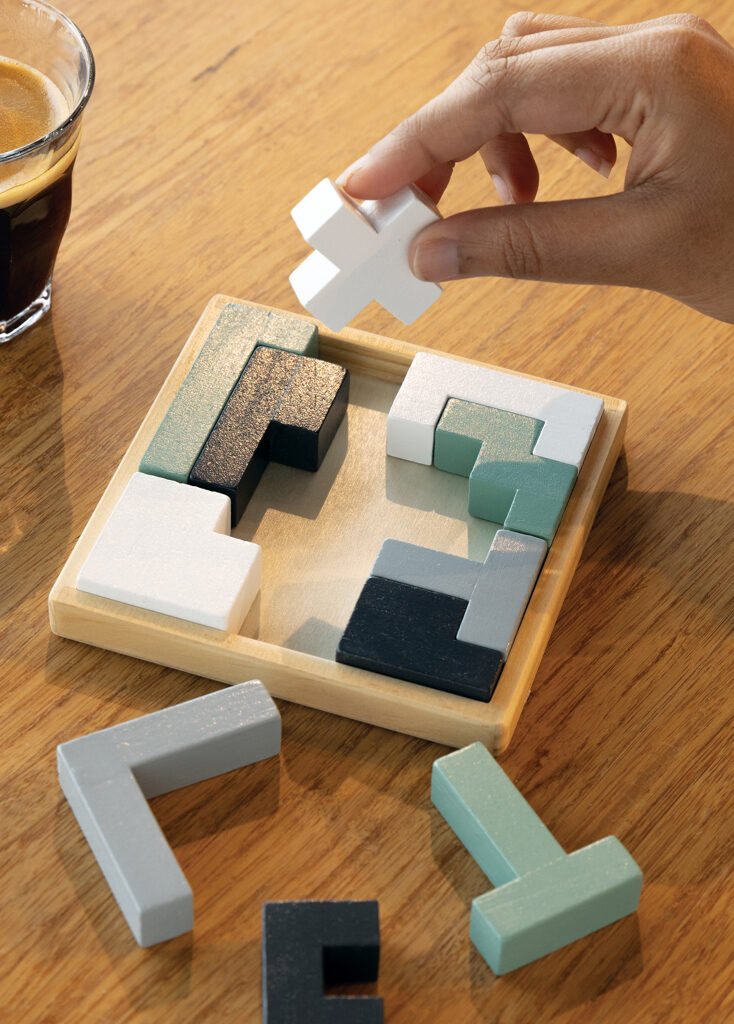 Cree wooden puzzle