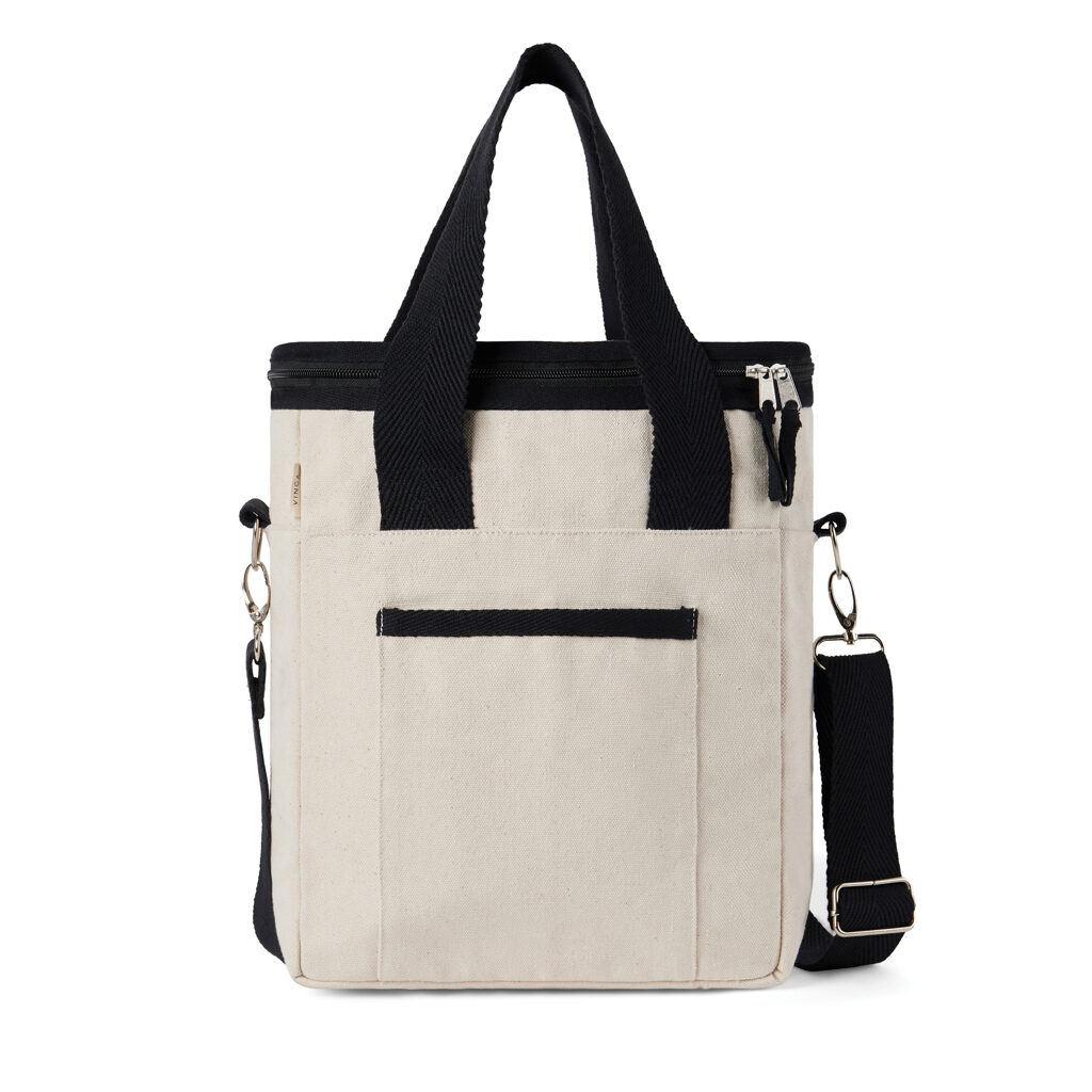 VINGA Volonne AWARE™ recycled canvas cooler tote bag